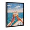 Stupell Industries Ice Cream Cheers on Boat Floating Frame, design by Ziwei Li